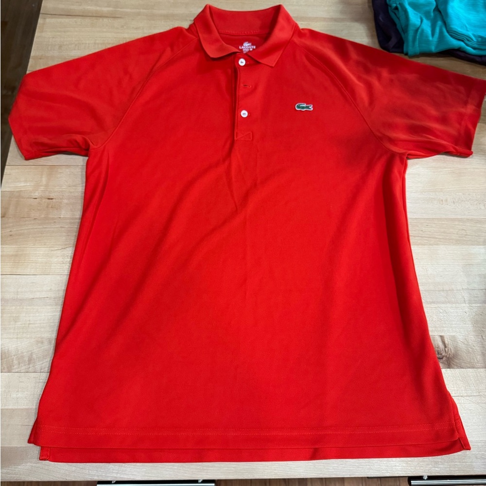 2 Mena Lacoste Sport Polo Size 5